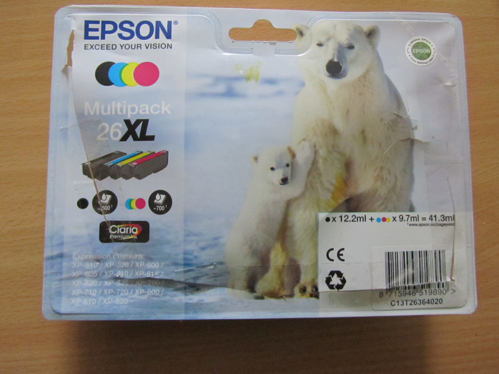 Multipack cartouche EPSON 26 XL grande capacit� 20 Mezel (63)