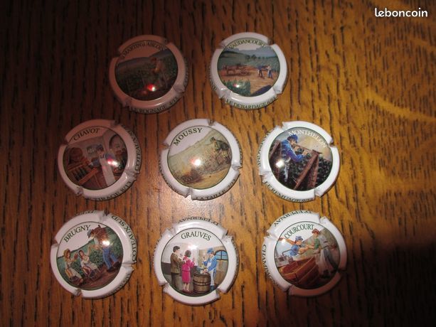 8 muselets capsules champagne coteaux sud 0 M�rignies (59)