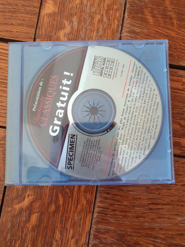 Cd musique classique 1 Aubvillers (80)