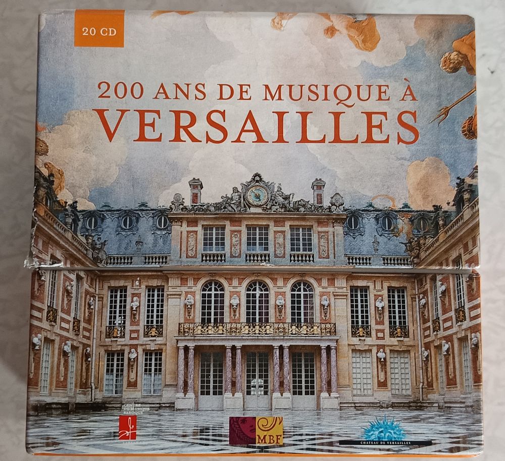 200 ans de musique � Versailles Coffret 20 CD Box Lully Rame 200 Courbevoie (92)