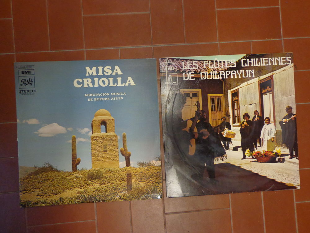 MUSIQUES d'AMERIQUE LATINE, vinyles 33 tours 3 �ragny (95)