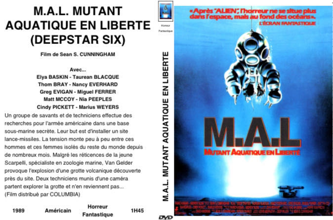   M.A.L. Mutant Aquatique en Libert�   - RARE EN VF 15 Claye-Souilly (77)