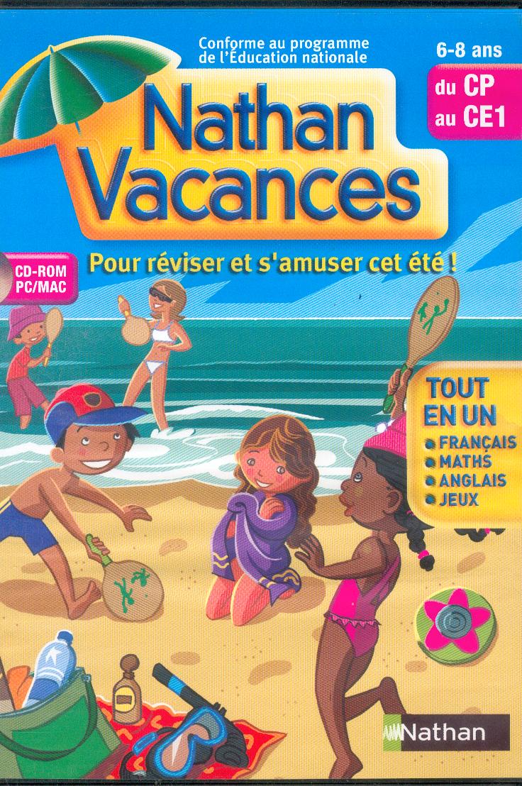 Nathan vacances du CP au CE1 ? 6 - 8 ans ? PC/MAC ? �ducatif 10 Sept�mes-les-Vallons (13)