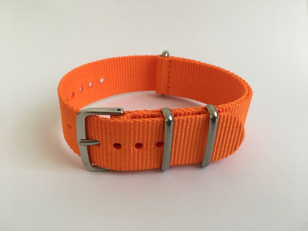 NATO 22 mm - Bracelet de montre en nylon - Orange 7 Saint-Maur-des-Foss�s (94)