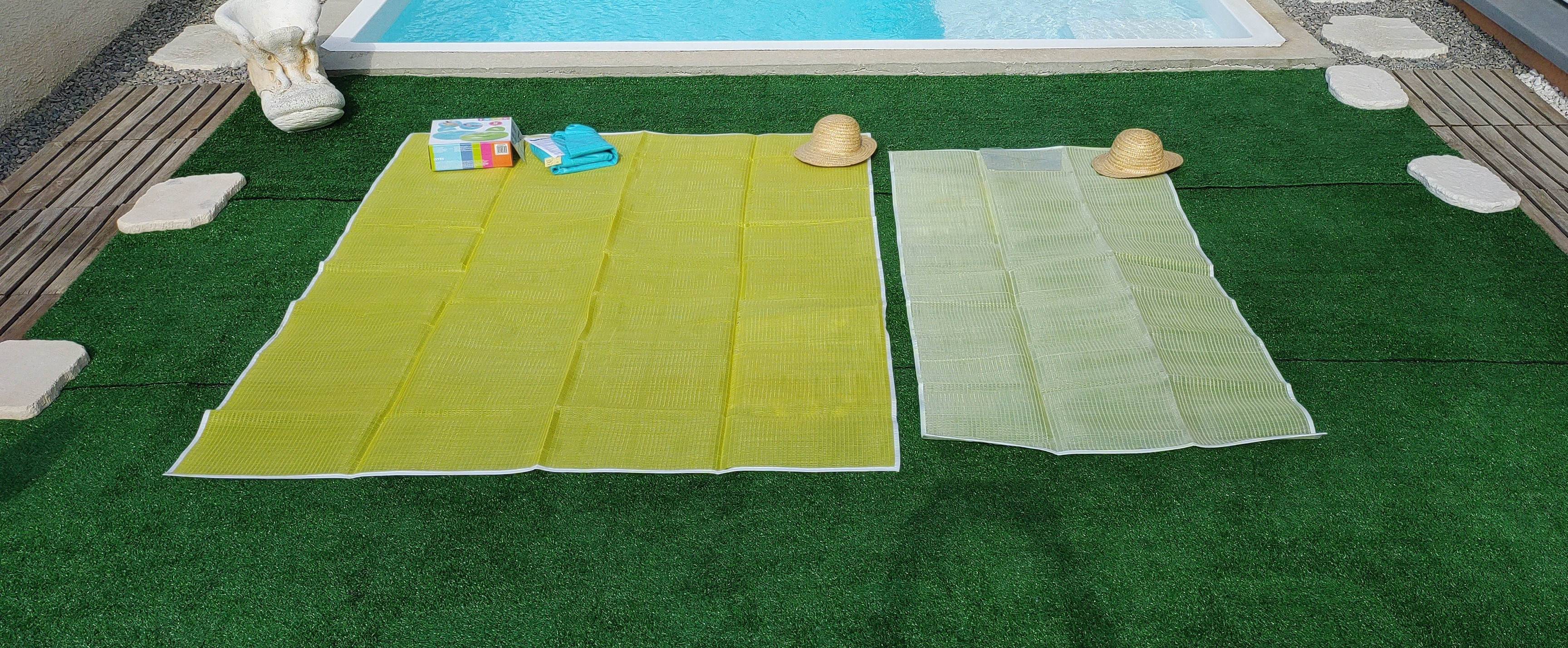 Nattes de Plage (x2) + Fauteuil de Piscine Gonflable GM 18 Maureilhan (34)