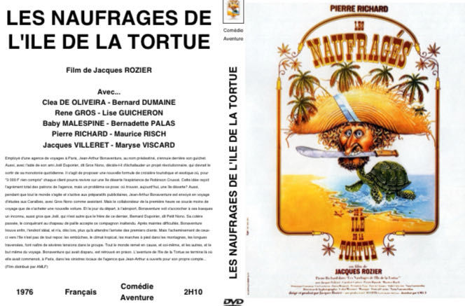  Les Naufrag�s de l'�le de la Tortue  (Pierre Richard) RARE 15 Claye-Souilly (77)