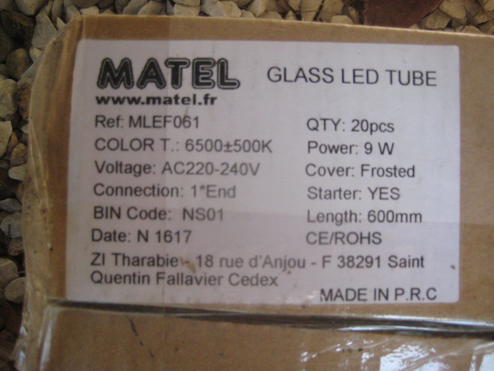 Lot de 20 n�ons � leds neufs en 60 cm 35 Iverny (77)