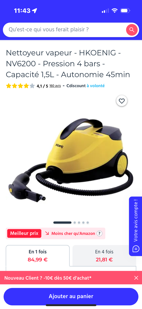 Nettoyeur vapeur HKoening �tat neuf jamais servie - 60 Biguglia (20)