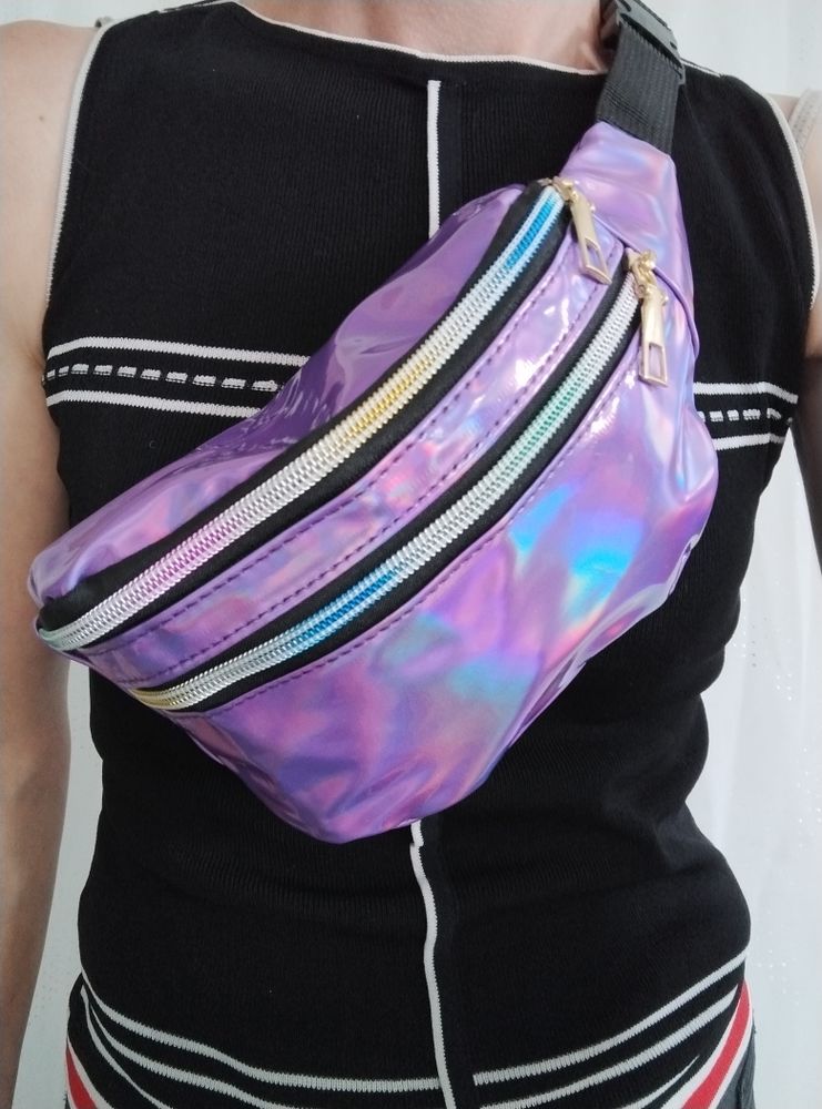 neuf sac banane holographique violet intense 8 Cartigny (80)