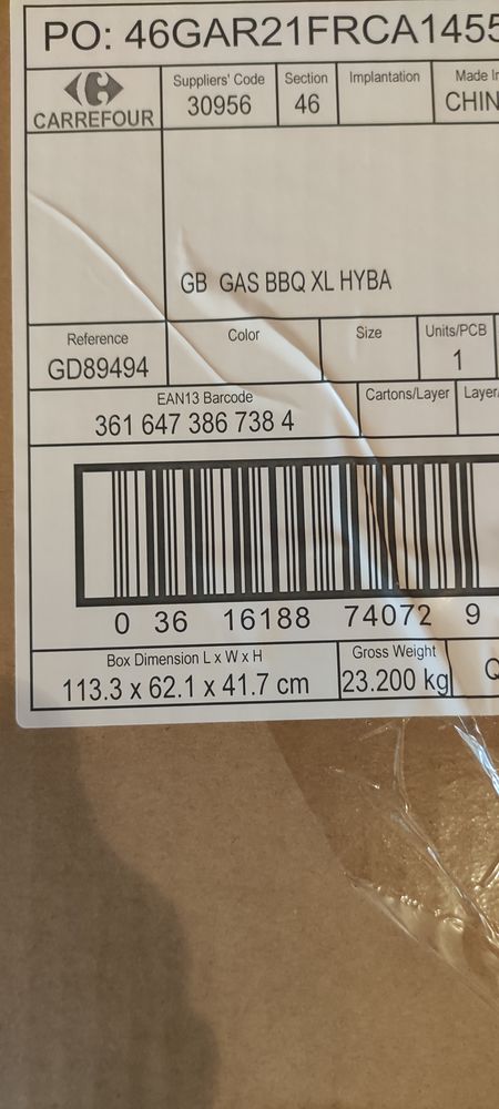 neuf!  barnacue a gaz jamais servie sous carton 100 Villeurbanne (69)