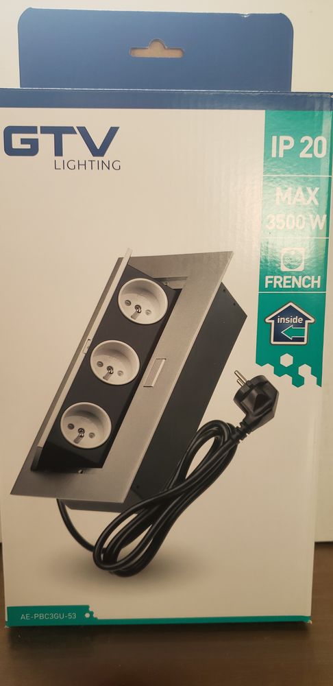 NEUF Bloc 3 prises � rabat pour plan de travail cuisine bure 35 Warlus (62)