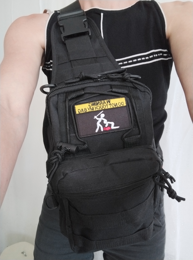 neuf sac � dos d'�paule tactique nylon oxford noir 20 Cartigny (80)