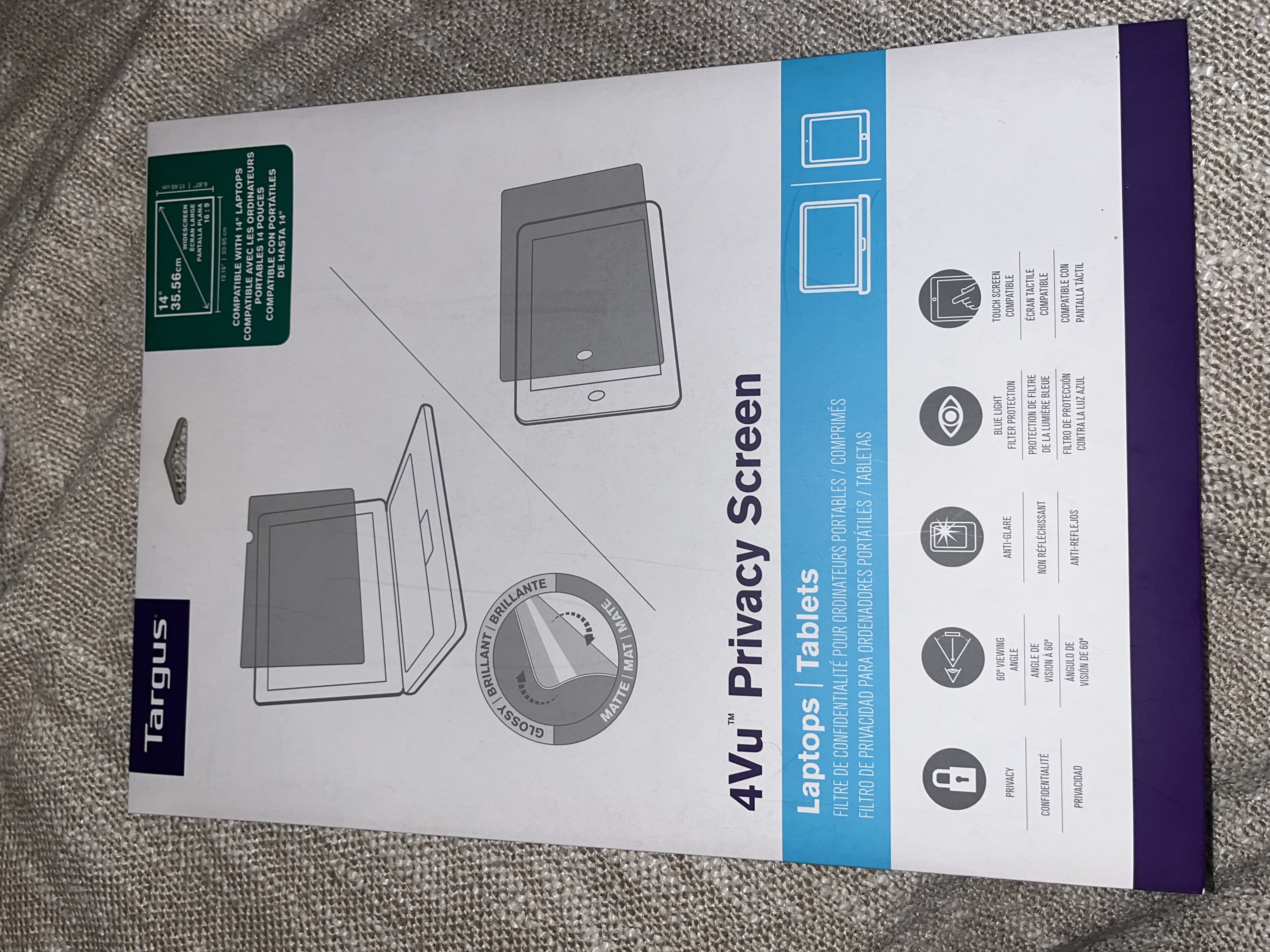 [NEUF] Filtre de confidentialit� Targus 14? ? �cran anti-es 30 Asni�res-sur-Seine (92)