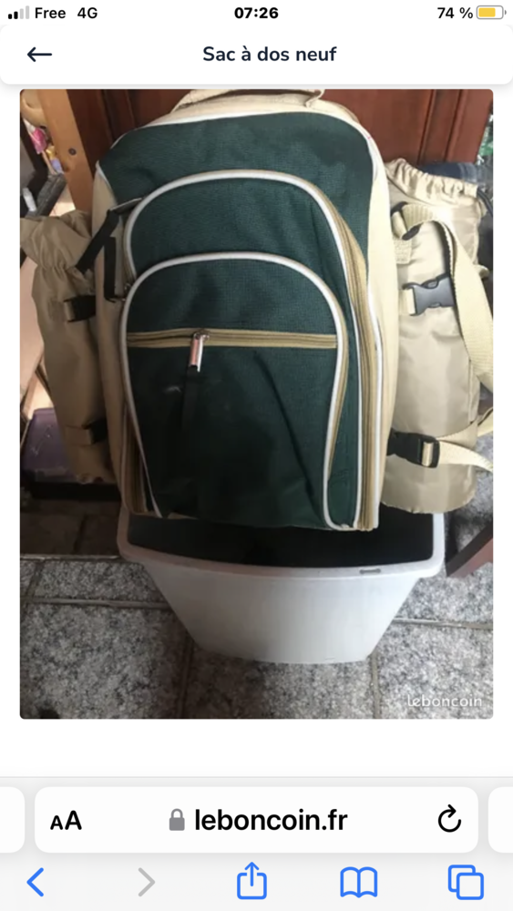 Sac � dos 25� neuf jamais servi 25 Annet-sur-Marne (77)