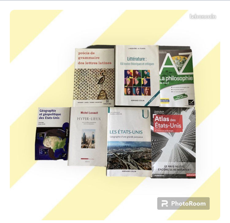 Neuf Livres pour �tudiants 19 euros et  9 euros 0 Martinique (97)