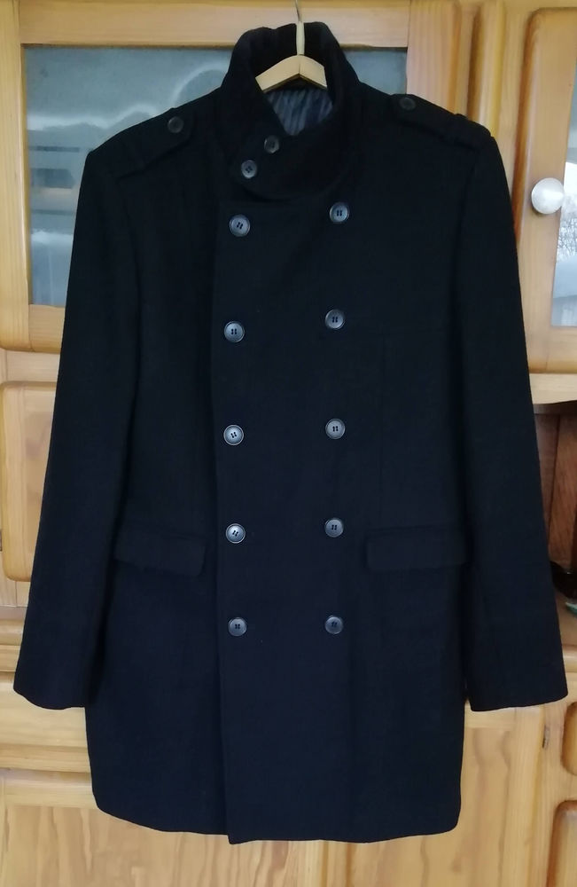 Neuf manteau noir Taille 52 ou L Marque Devred 80 Vitr� (35)