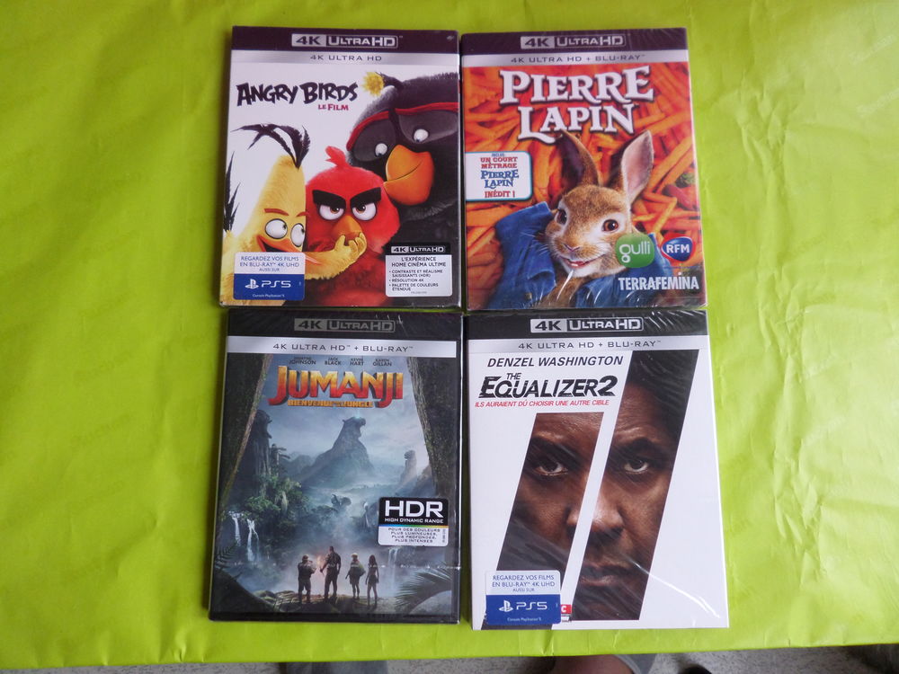 Blu ray 4k neufs ( envoi possible )
7 Nogent-sur-Oise (60)