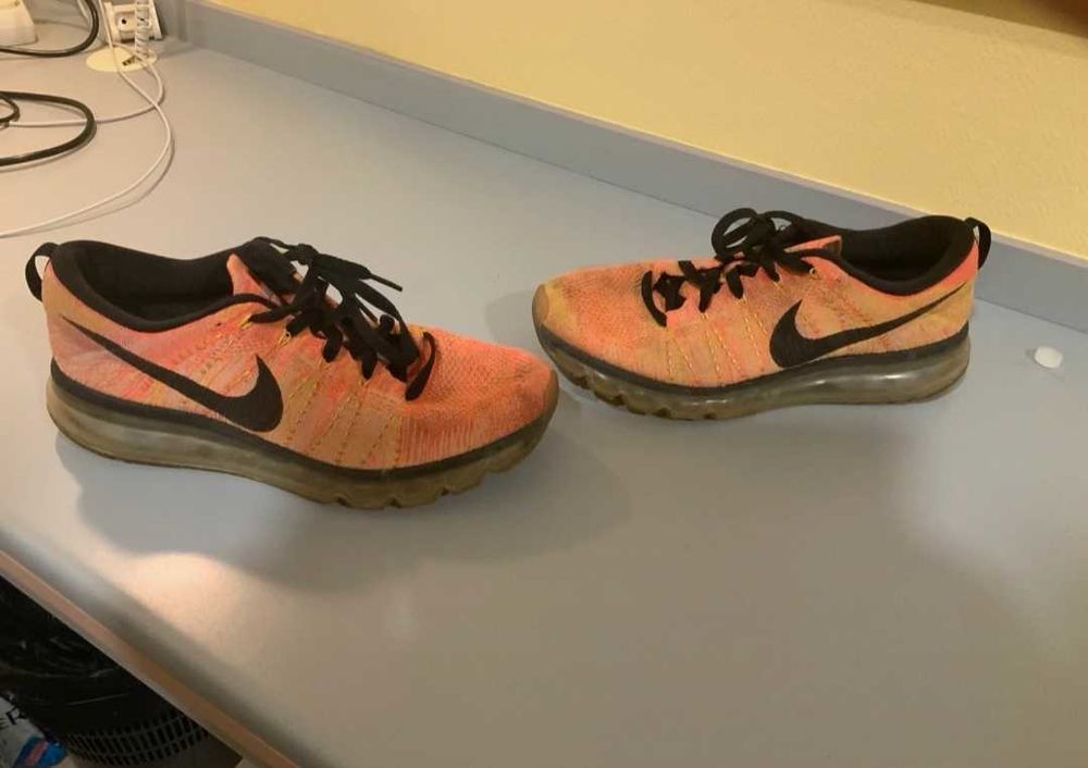 Nike Flyknit fluo orange T42 15 Esquennoy (60)