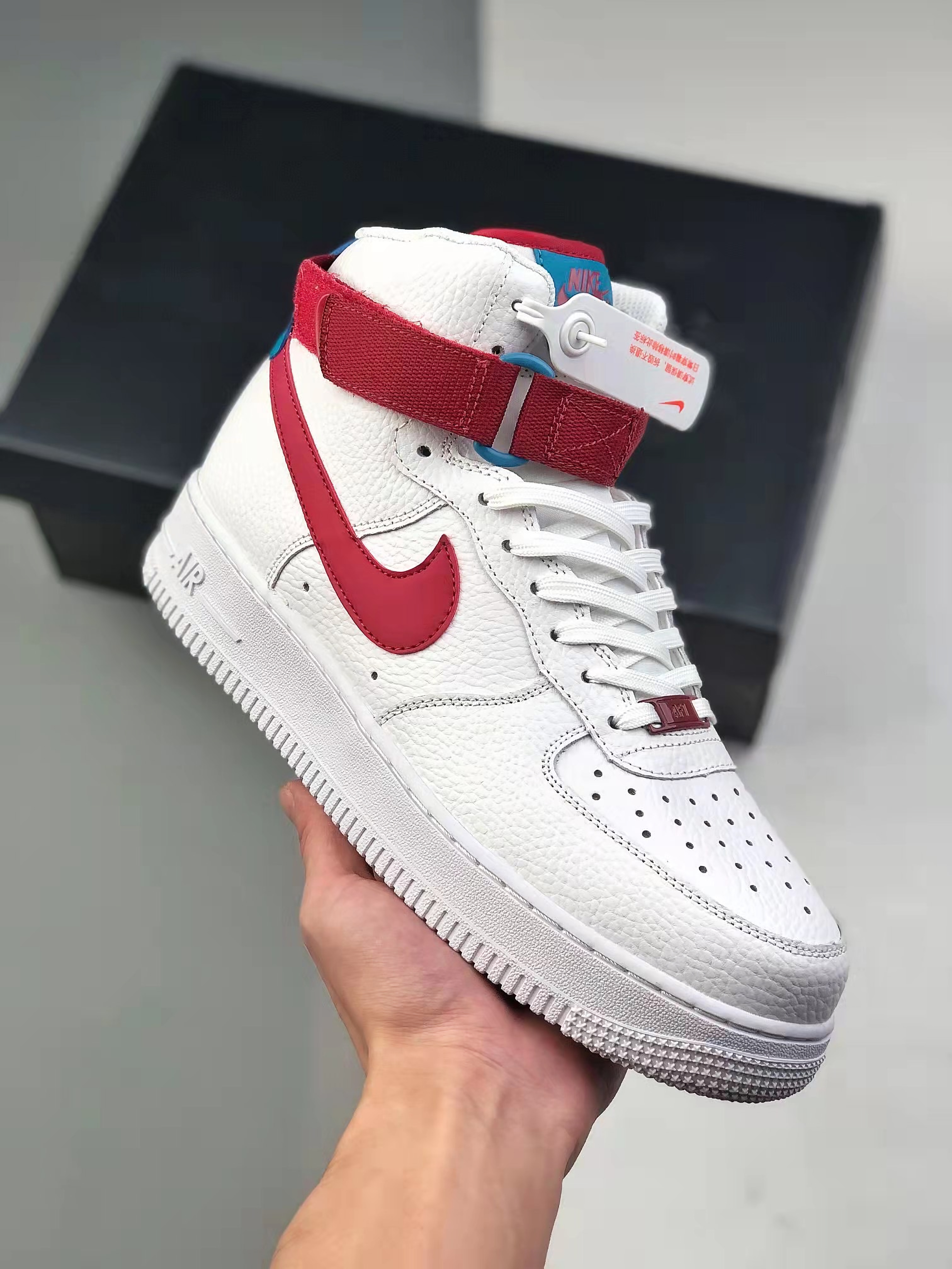 Nike Air Force 1 High Team Red 134 Paris 8 (75)