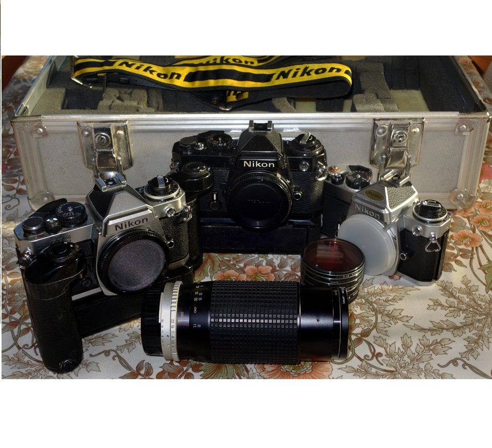 Nikon Argentique FE2 + FE + MD11 + 12 + etc 475 Villelongue-dels-Monts (66)