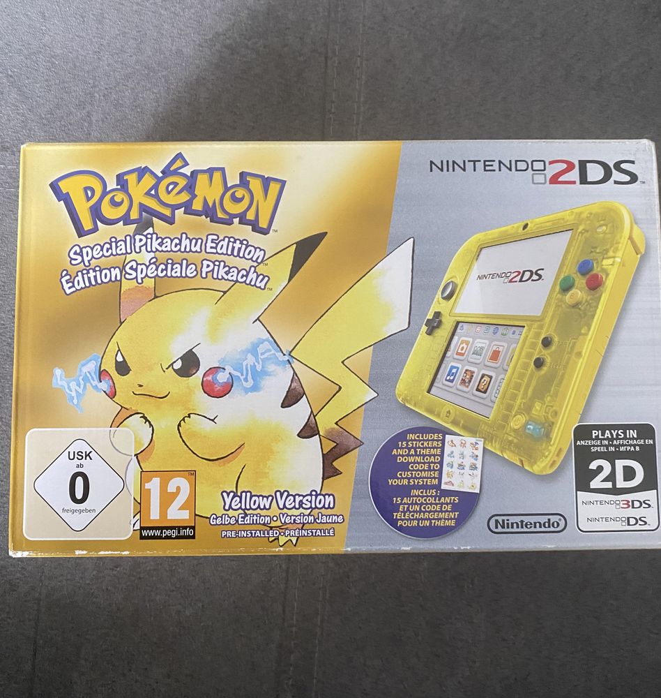 Nintendo 2ds �dition sp�ciale pikachu collector 480 Toulouse (31)