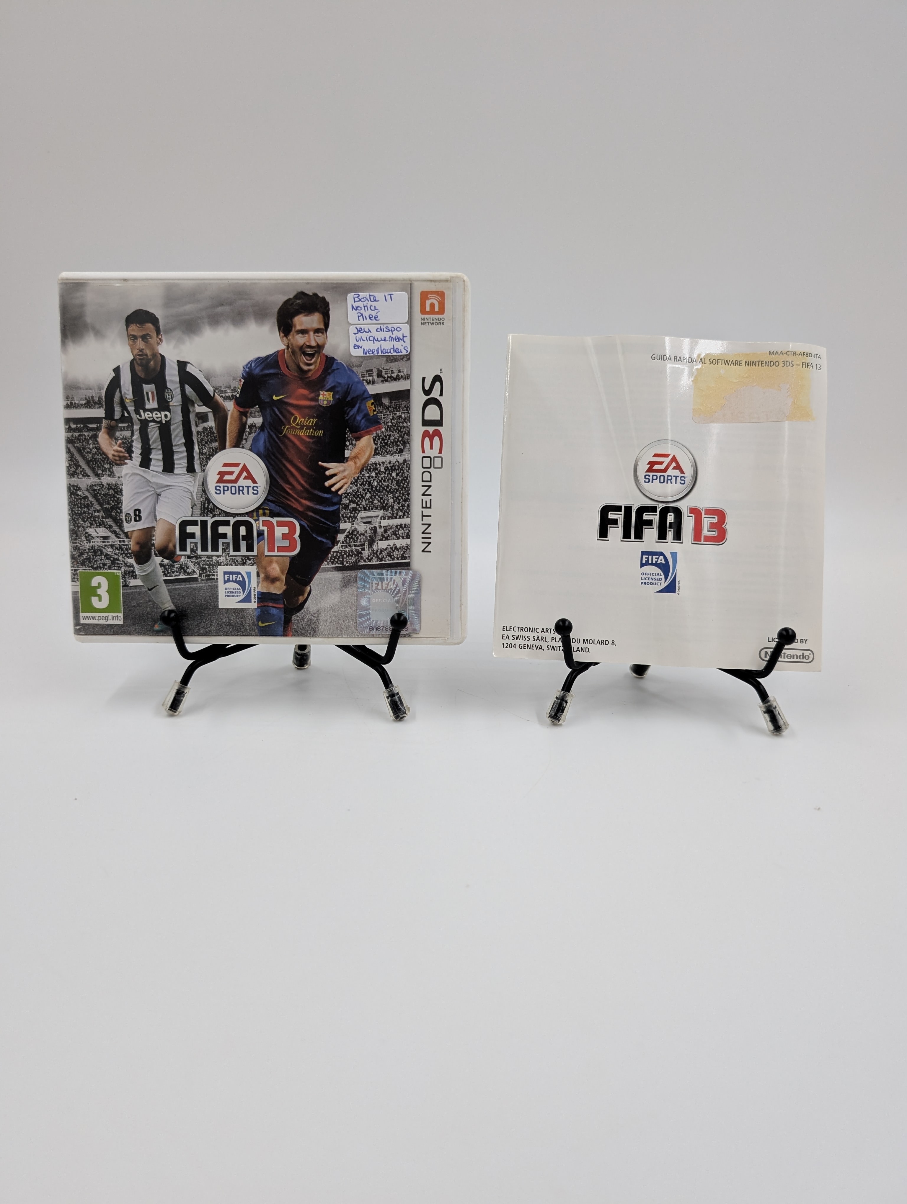 Jeu Nintendo 3DS Fifa 13 en boite, complet (boite IT jeu NL) 2 Vulbens (74)