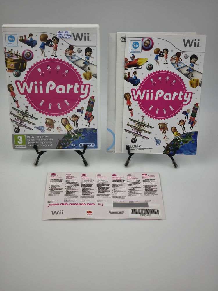 Jeu Nintendo Wii Wii Party en boite, complet + VIP OK 20 Vulbens (74)