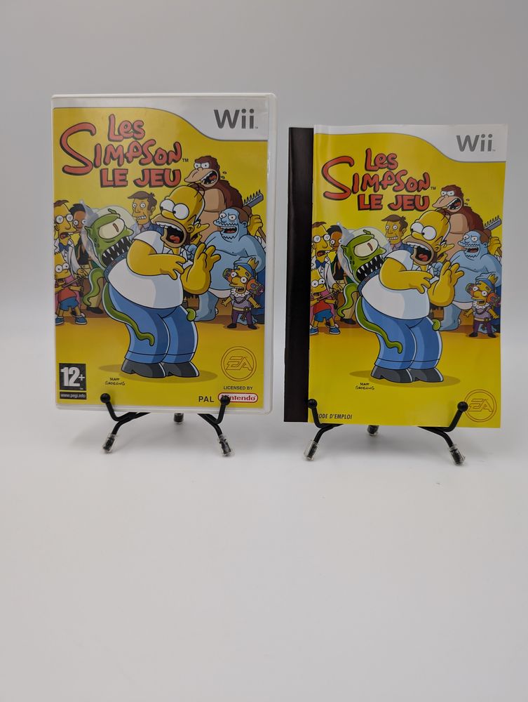 Jeu Nintendo Wii Les Simpson Le Jeu en boite, complet 18 Vulbens (74)