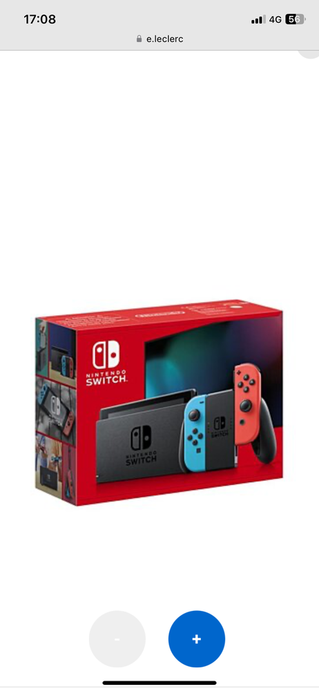 Nintendo switch avec jeu mariolapin cretin 325 Amiens (80)