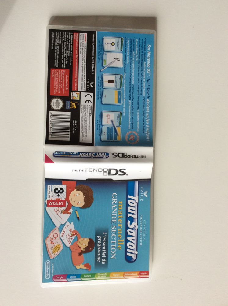 Nintendo DS jeu vid�o Tout savoir maternelle grande section 20 Paradou (13)