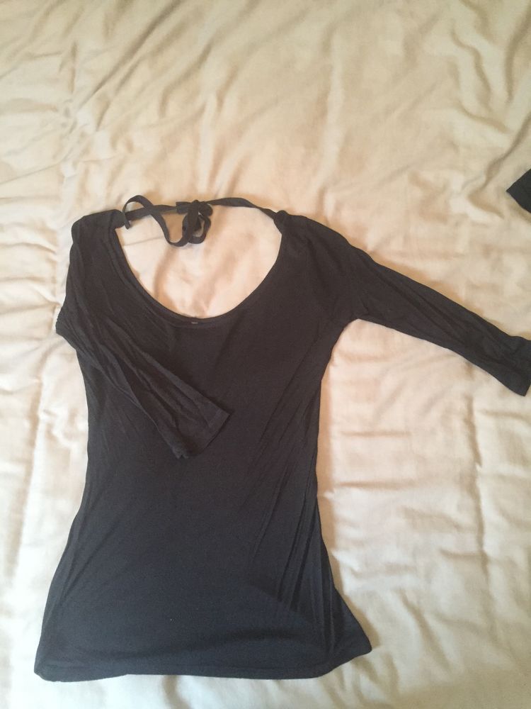 Top noir Camaieu manches 3/4 2 Bourg-en-Bresse (01)