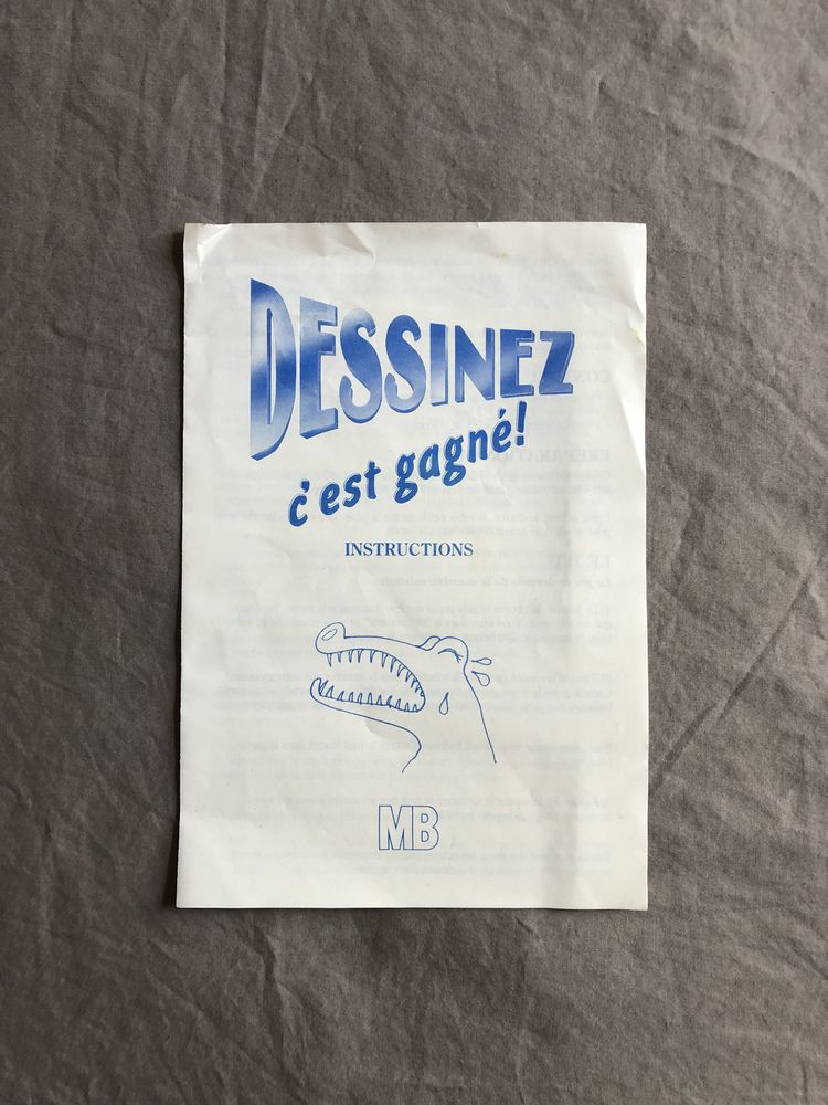 Notice jeu Dessinez c'est gagn� 1 Vendargues (34)