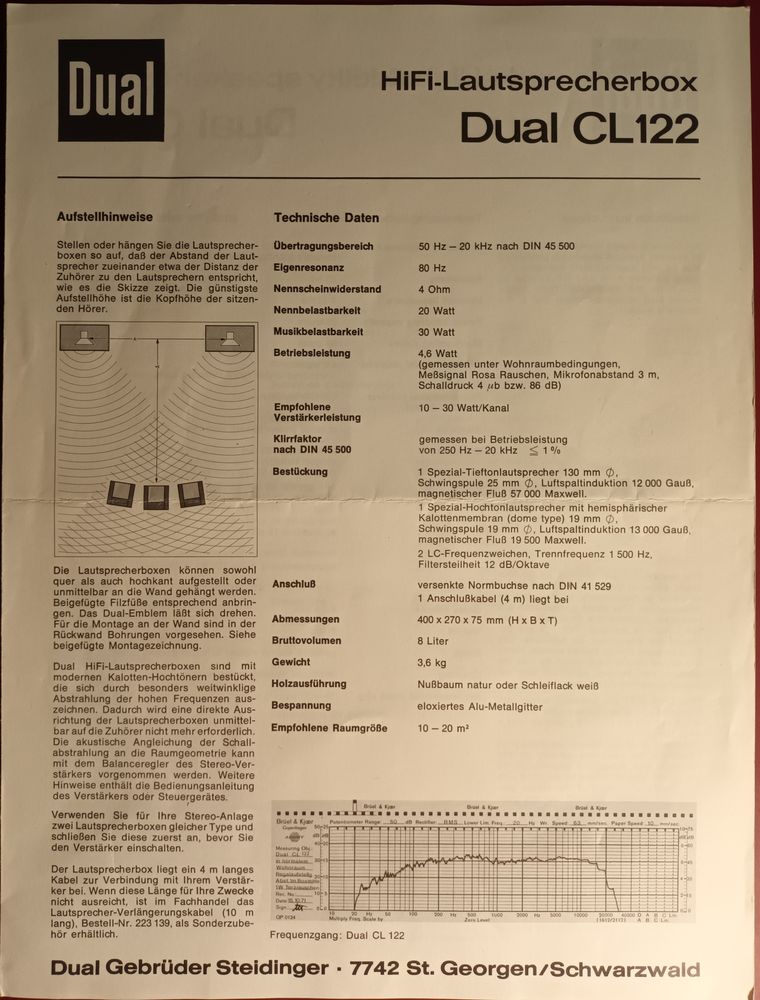Notice enceinte Dual CL122 3 Romagnieu (38)
