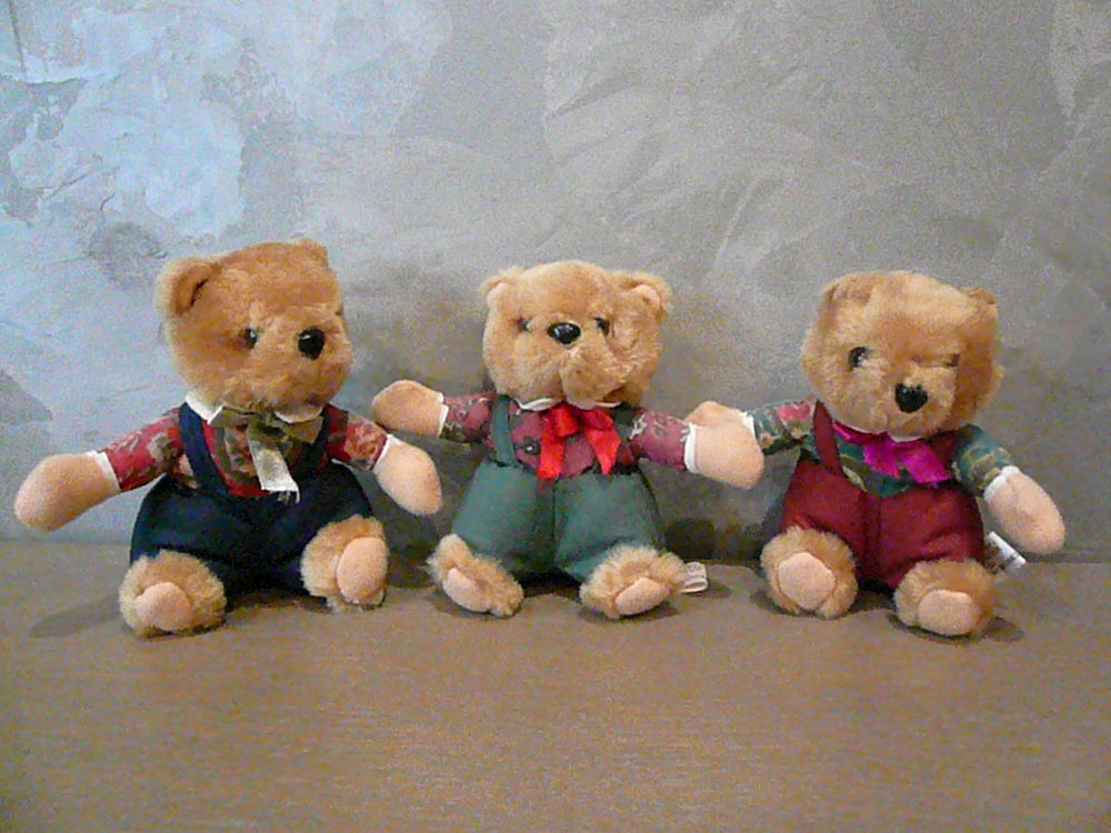 Lot de 3 nounours en tissu 12 Franqueville-Saint-Pierre (76)