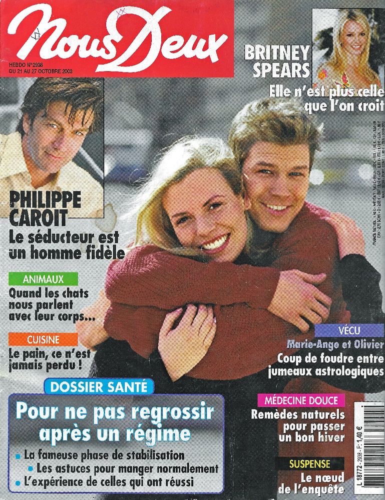 NOUS DEUX Magazine n�2938 2003  Britney SPEARS 2 Castelnau-sur-Gupie (47)