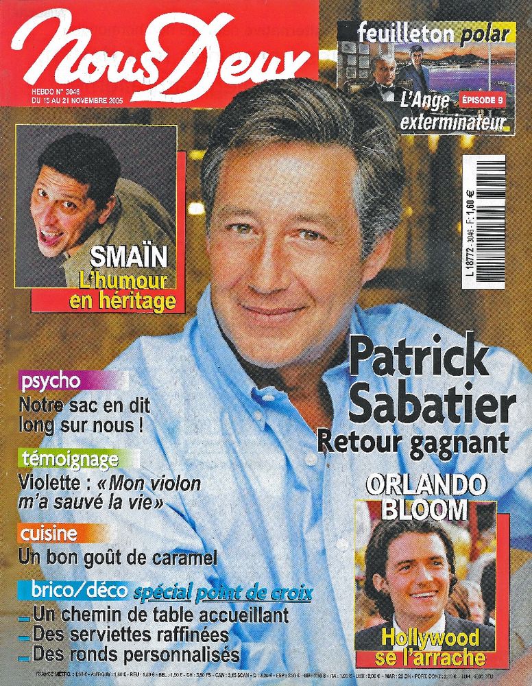 NOUS DEUX Magazine n�3046 2005 Patrick SABATIER 2 Castelnau-sur-Gupie (47)