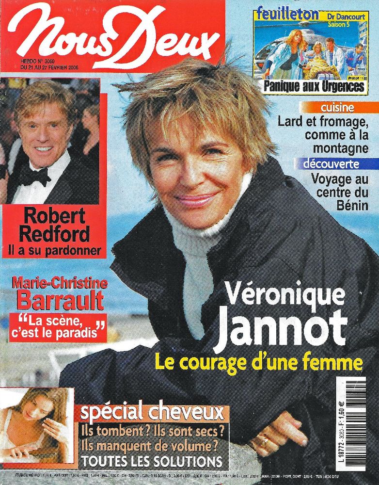 NOUS DEUX Magazine n�3060 2006  Robert REDFORD 2 Castelnau-sur-Gupie (47)