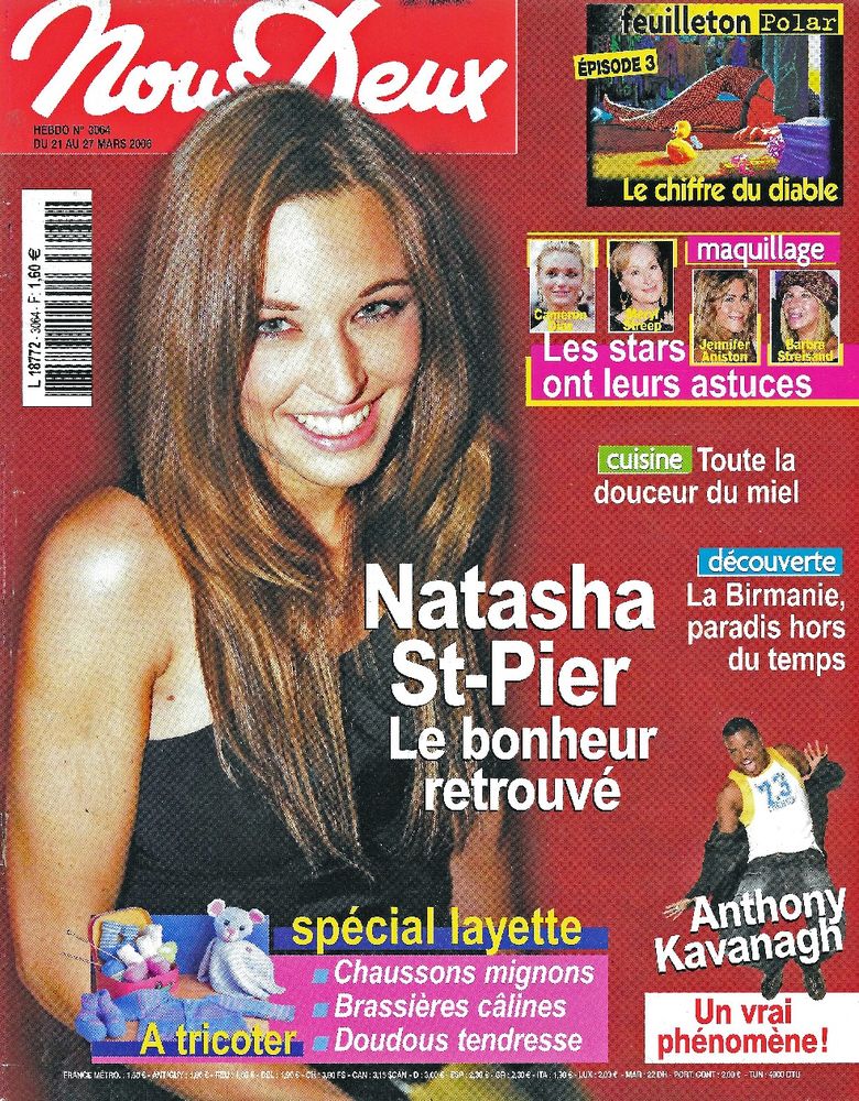 NOUS DEUX Magazine n�3064 2006  Natasha ST-PIER 2 Castelnau-sur-Gupie (47)