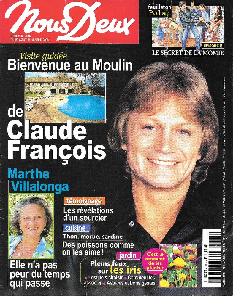NOUS DEUX Magazine n�3087 2006  Marthe VILLALONGA 2 Castelnau-sur-Gupie (47)