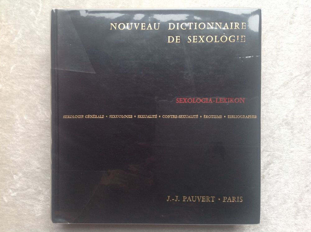 NOUVEAU DICTIONNAIRE DE SEXOLOGIE JEAN JACQUES PAUVERT Envoi 18 Tr�gunc (29)