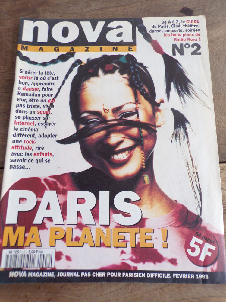 Nova magazine n�2 f�vrier 1995 Paris ma plan�te 2 Laval (53)