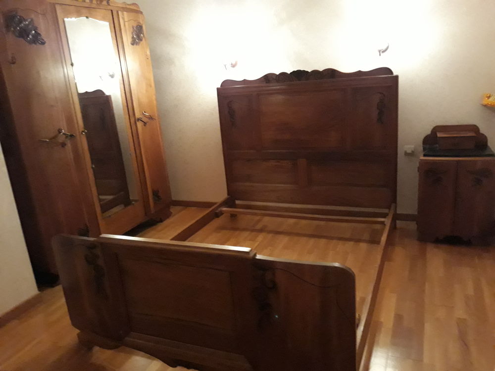 Lit en noyer fabrication artisanale �b�niste 07 Lamastre 70 Valence (26)