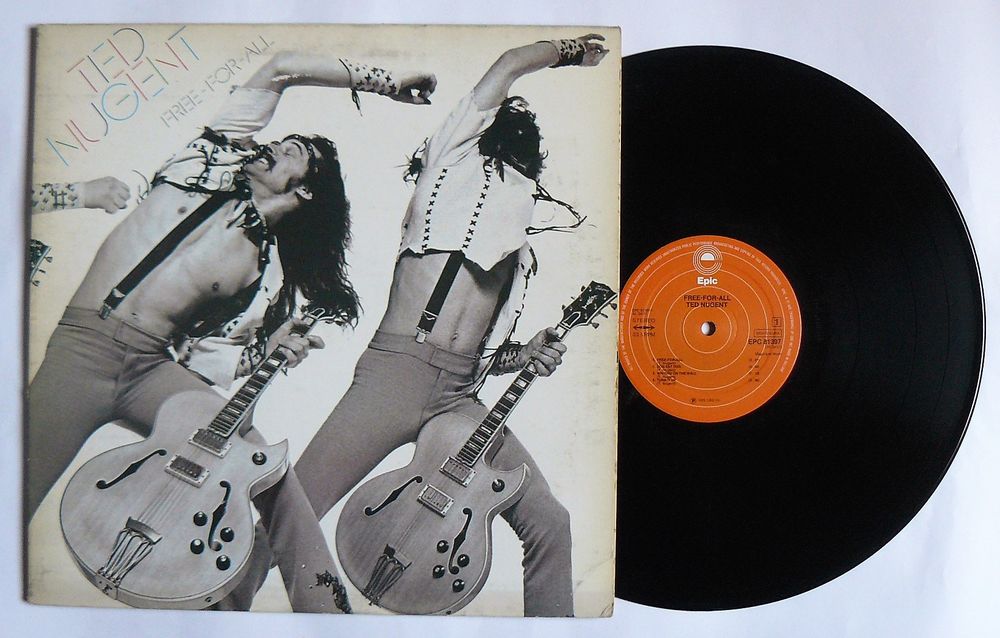 LP Ted NUGENT : Free for all - Epic 81397 - France - 1976 8 Argenteuil (95)