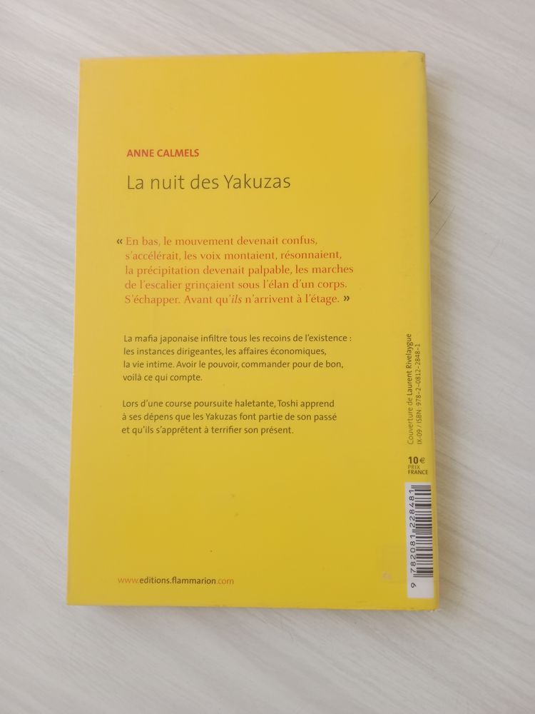 La nuit des Yakuzas - Anne Calmels 38 Sautron (44)