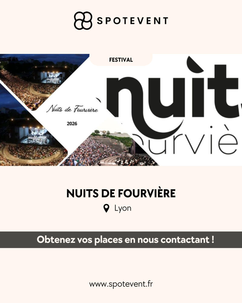 Nuits de Fourviere - Lyon - festival - Concert - Places 120 Lyon 1 (69)