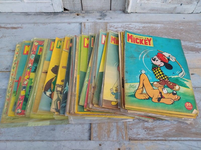 Lot 73 Num�ros Le Journal de Mickey Ann�e 1954 � 1956
1 Loches (37)
