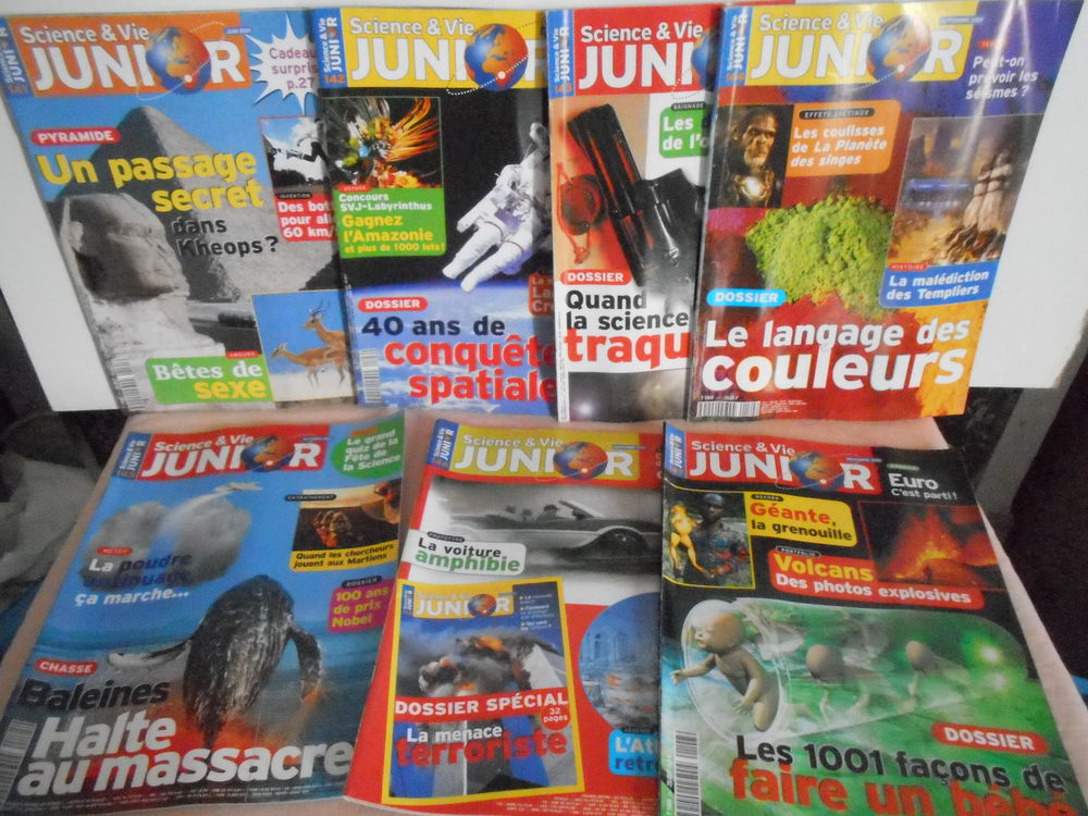 *L35
Lot 10 num�ros Sciences et Vie Junior	 10 Marseille 6 (13)