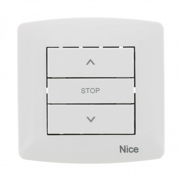 nverseur filaire Nice 555.3000 avec cadre de finition blanc 9 Serres-Castet (64)