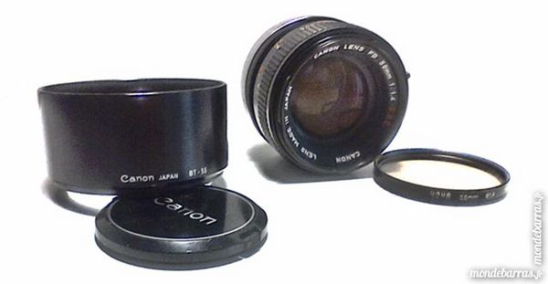 Objectif Canon FD 50mm 1.4 SSC + filtre hoya Photos/Video/TV