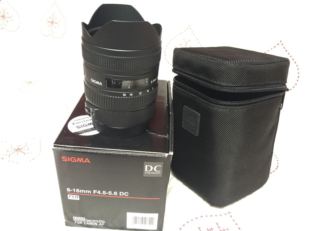 objectif fish eye SIGMA 8-16 4.5/5.6 monture canon 350 La Balme-de-Sillingy (74)